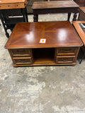 Redwood Coffee Table w/ Double Sided Drawers