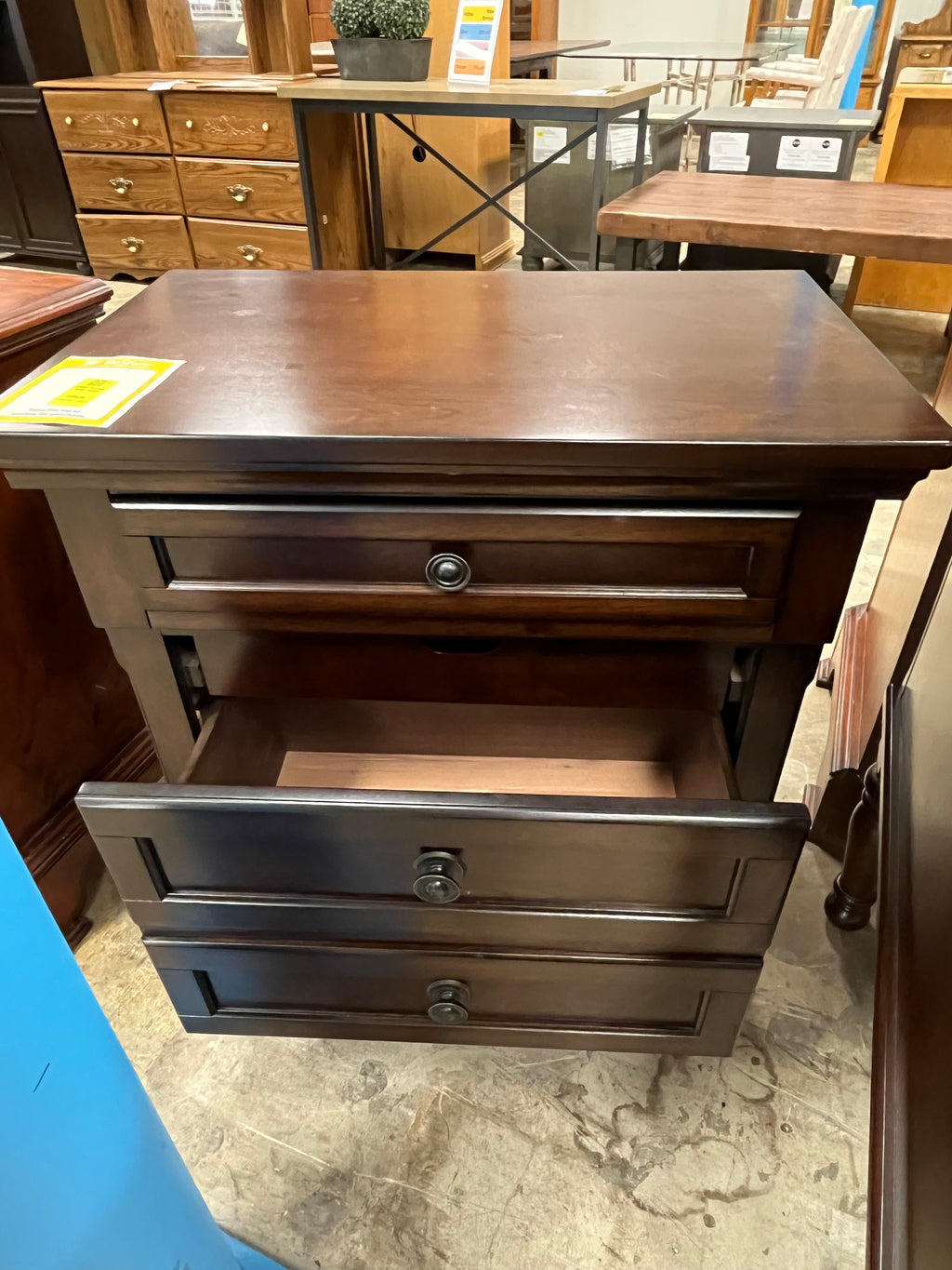 Hidden drawer night stand