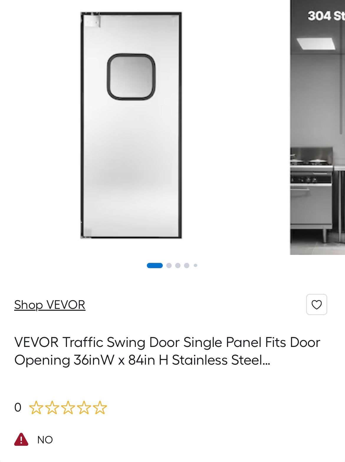 kitchen swing door