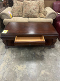 wood coffee table